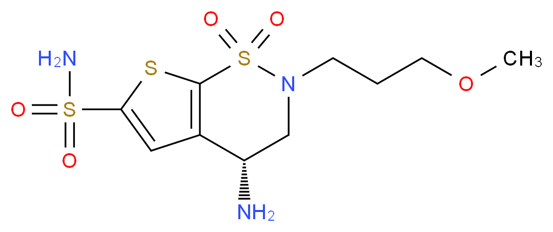 N-Desethyl Brinzolamide_分子结构_CAS_404034-55-5)