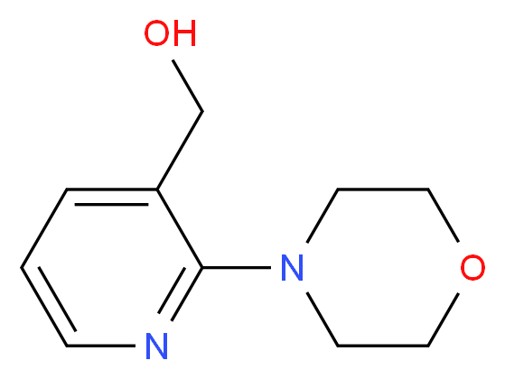 [2-(morpholin-4-yl)pyridin-3-yl]methanol_分子结构_CAS_423768-55-2