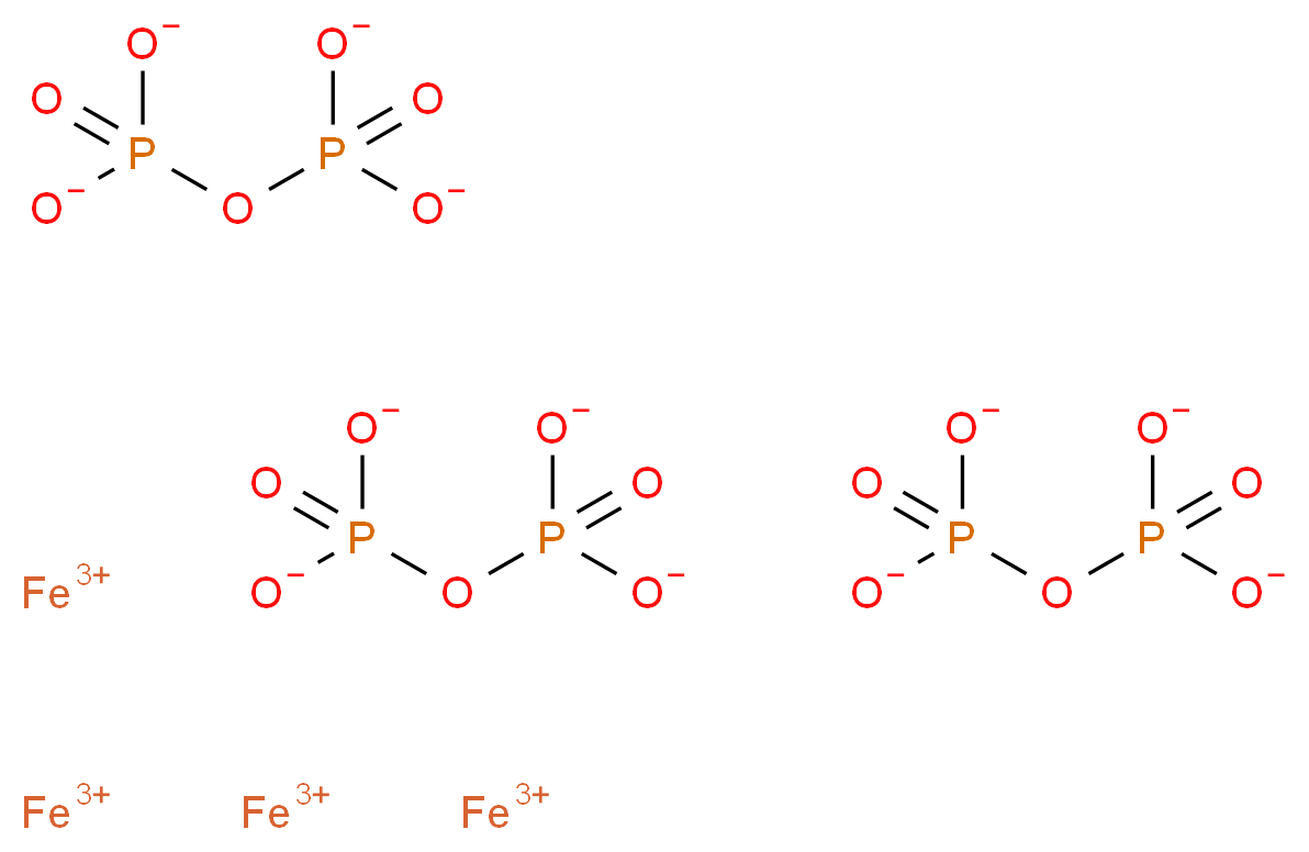 FERRIC PYROPHOSPHATE_分子结构_CAS_10058-44-3)