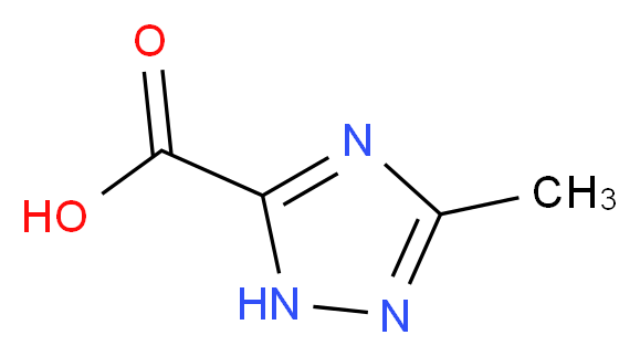 5-methyl-4H-1,2,4-triazole-3-carboxylic acid_分子结构_CAS_)