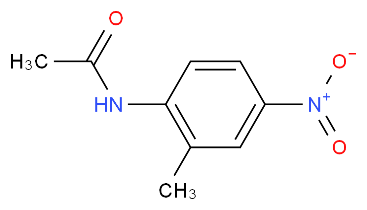 2'-甲基-4'-硝基乙酰苯胺_分子结构_CAS_2719-15-5)