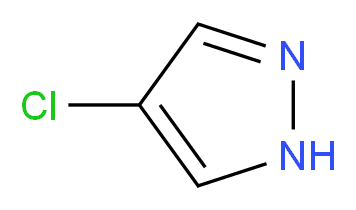 4-chloro-1H-pyrazole_分子结构_CAS_15878-00-9