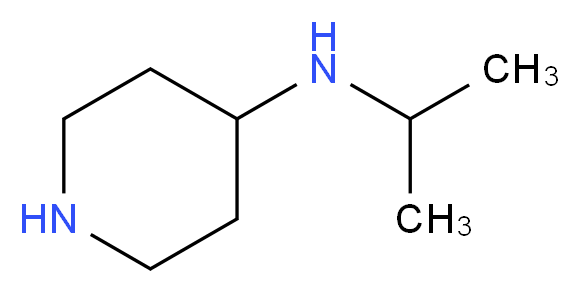 N-(propan-2-yl)piperidin-4-amine_分子结构_CAS_534595-53-4