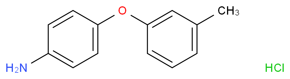 4-(3-Methylphenoxy)aniline hydrochloride_分子结构_CAS_)