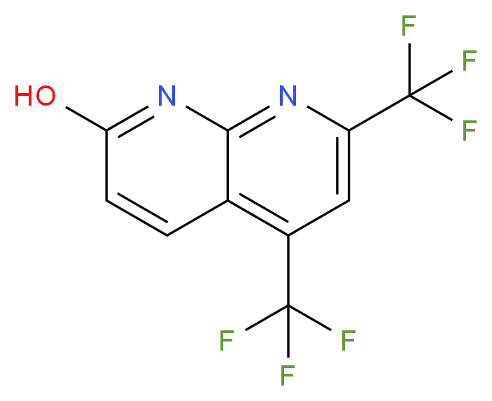 5,7-Bis(trifluoromethyl)[1,8]naphthyridin-2-ol_分子结构_CAS_51420-73-6)