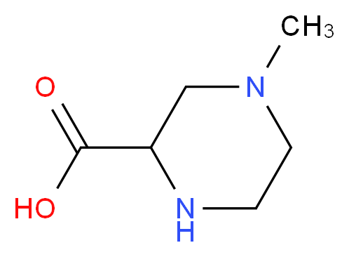 4-methylpiperazine-2-carboxylic acid_分子结构_CAS_721876-16-0