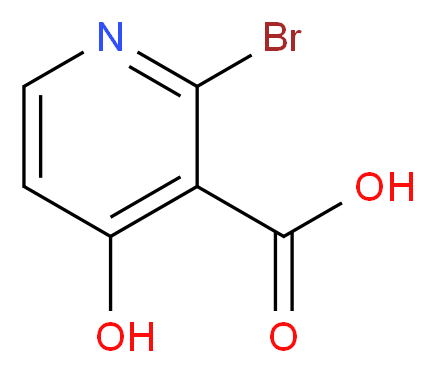 2-bromo-4-hydroxypyridine-3-carboxylic acid_分子结构_CAS_1150561-81-1