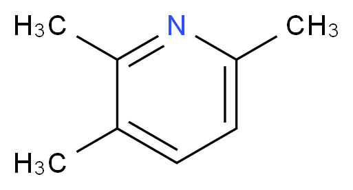 2,3,6-trimethylpyridine_分子结构_CAS_1462-84-6