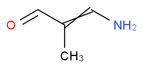 3-amino-2-methylprop-2-enal_分子结构_CAS_30989-81-2