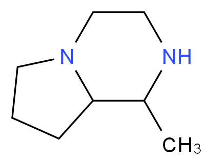 1-methyloctahydropyrrolo[1,2-a]pyrazine_分子结构_CAS_155206-39-6)