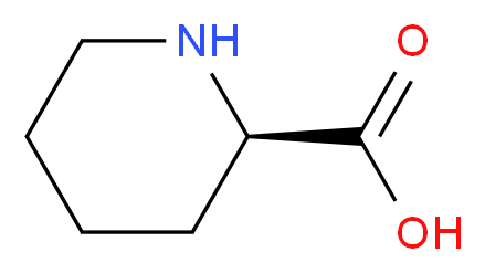 (2R)-piperidine-2-carboxylic acid_分子结构_CAS_1723-00-8