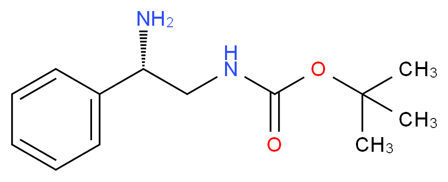 (S)-(2-Amino-2-phenyl-ethyl)-carbamic acid tert-butyl ester_分子结构_CAS_943322-87-0)