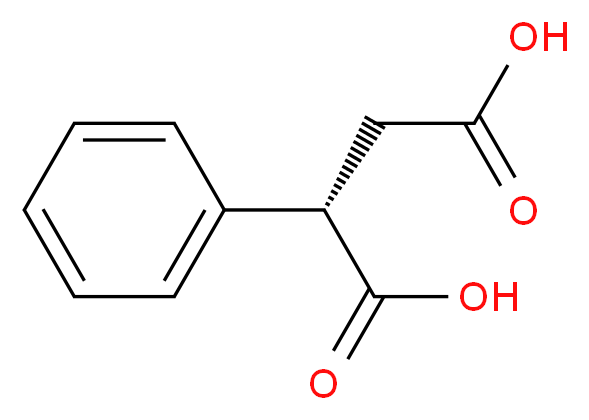 (2S)-2-phenylbutanedioic acid_分子结构_CAS_4036-30-0