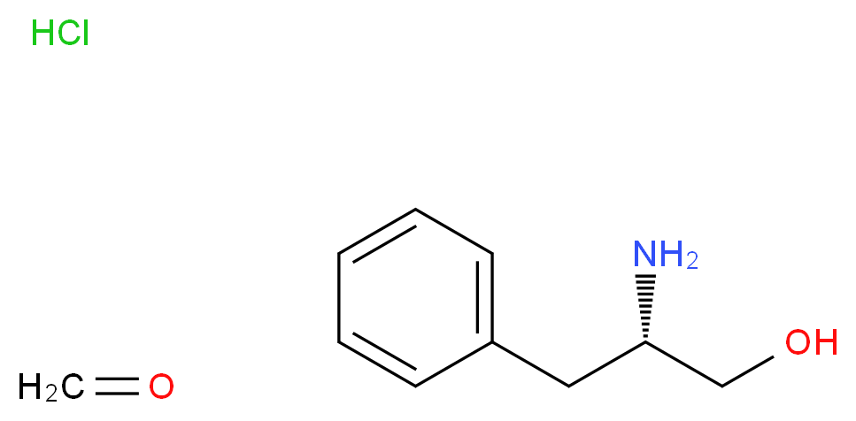 (2S)-2-amino-3-phenylpropan-1-ol formaldehyde hydrochloride_分子结构_CAS_58577-95-0