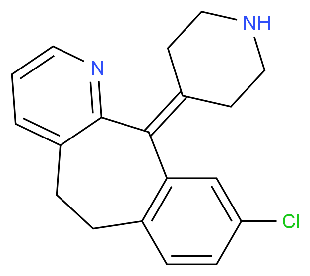 8-Dechloro-9-chloro Desloratadine_分子结构_CAS_117811-13-9)