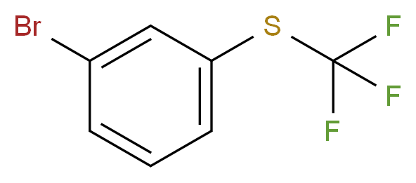 3-Bromophenyl trifluoromethyl sulphide 98%_分子结构_CAS_2252-45-1)