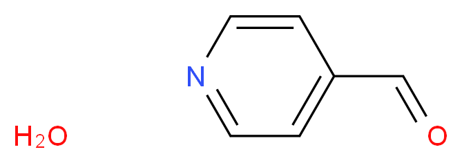PYRIDINE-4-ALDEHYDE HYDRATE_分子结构_CAS_)