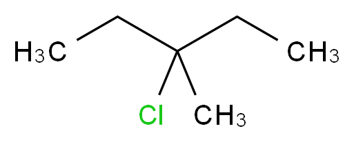 3-chloro-3-methylpentane_分子结构_CAS_918-84-3