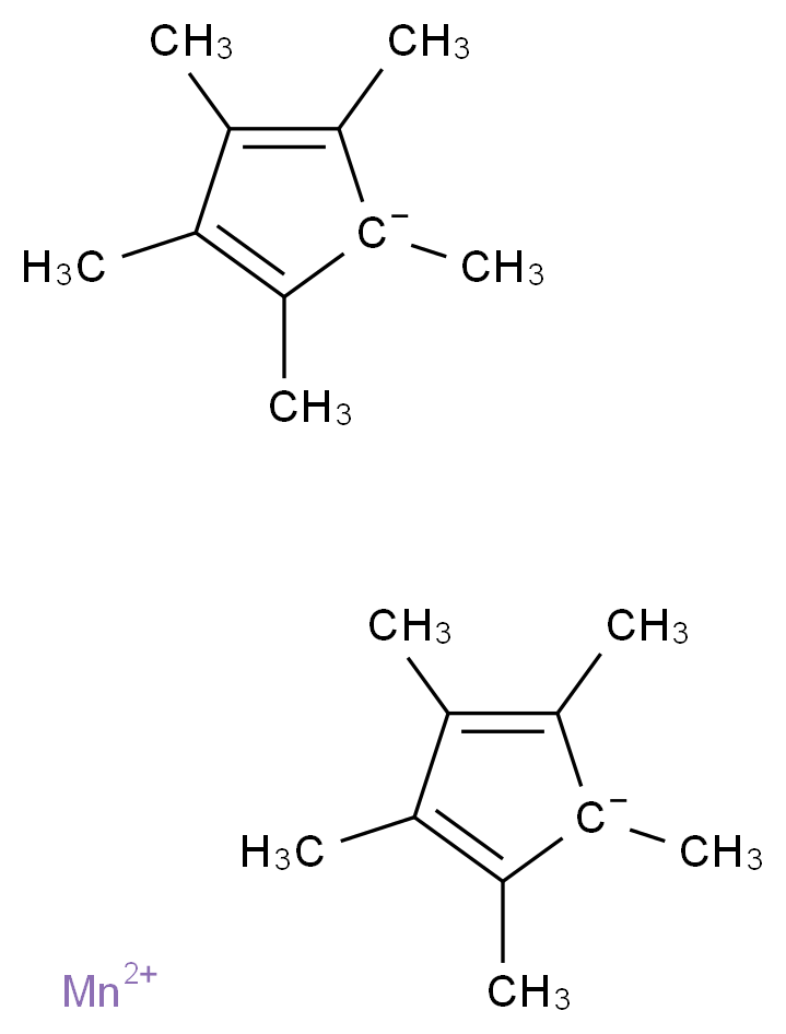 双(五甲基环戊二烯)锰(II)_分子结构_CAS_67506-86-9)