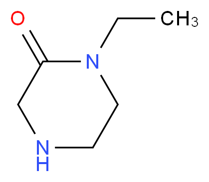 1-ethylpiperazin-2-one_分子结构_CAS_59702-08-8)