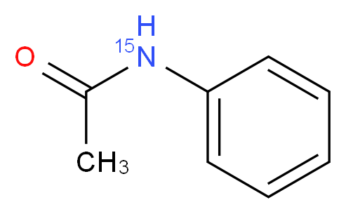 N-phenylethan(<sup>1</sup><sup>5</sup>N)amide_分子结构_CAS_1449-75-8