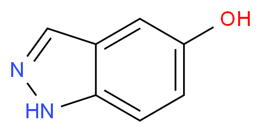 5-Hydroxy-1H-indazole_分子结构_CAS_15579-15-4)