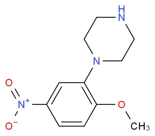 1-(2-methoxy-5-nitrophenyl)piperazine_分子结构_CAS_58315-37-0)