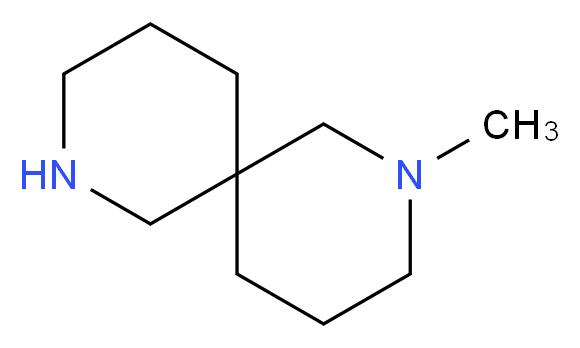 2-Methyl-2,8-diazaspiro[5.5]undecane_分子结构_CAS_845290-58-6)