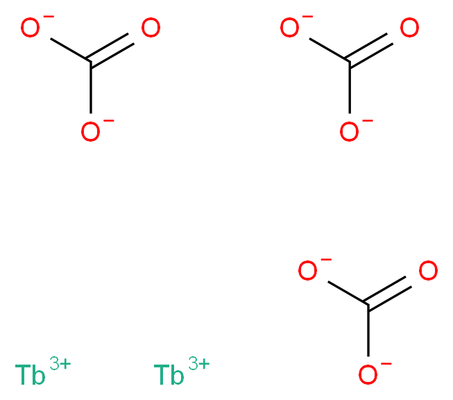 diterbium(3+) ion tricarbonate_分子结构_CAS_100587-96-0