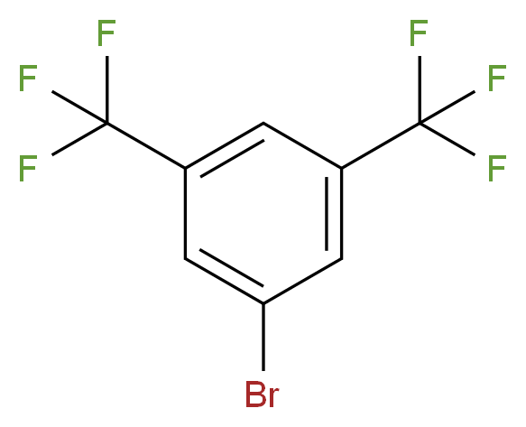 1,3-双(三氟甲基)-5-溴苯_分子结构_CAS_328-70-1)