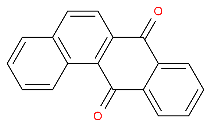 7,12-dihydrotetraphene-7,12-dione_分子结构_CAS_2498-66-0