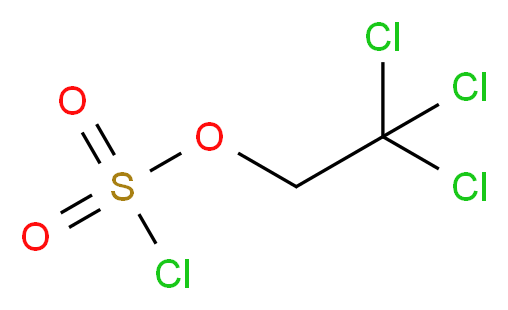 2,2,2-trichloroethyl chloranesulfonate_分子结构_CAS_764-09-0