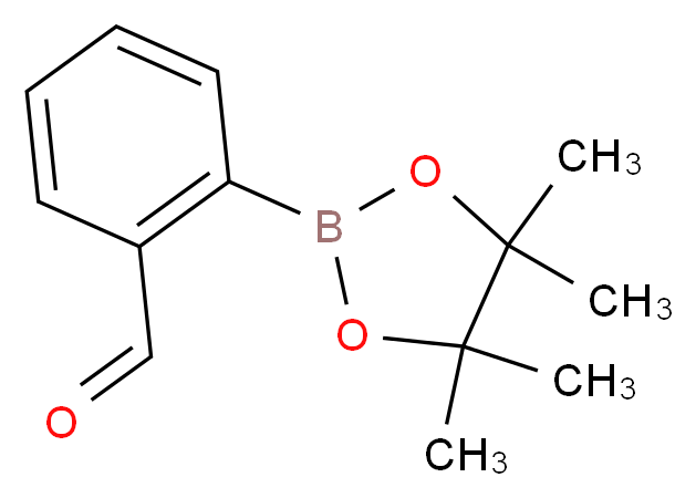 2-(tetramethyl-1,3,2-dioxaborolan-2-yl)benzaldehyde_分子结构_CAS_380151-85-9