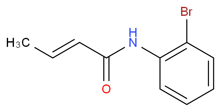 (2E)-N-(2-bromophenyl)but-2-enamide_分子结构_CAS_102804-44-4