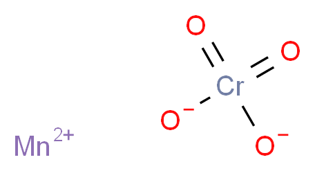 manganese(2+) ion dioxochromiumbis(olate)_分子结构_CAS_55392-76-2