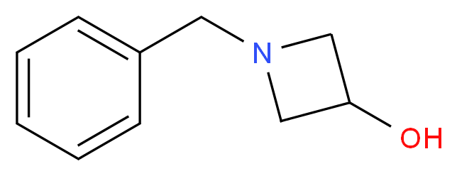 1-Benzylazetidin-3-ol_分子结构_CAS_54881-13-9)