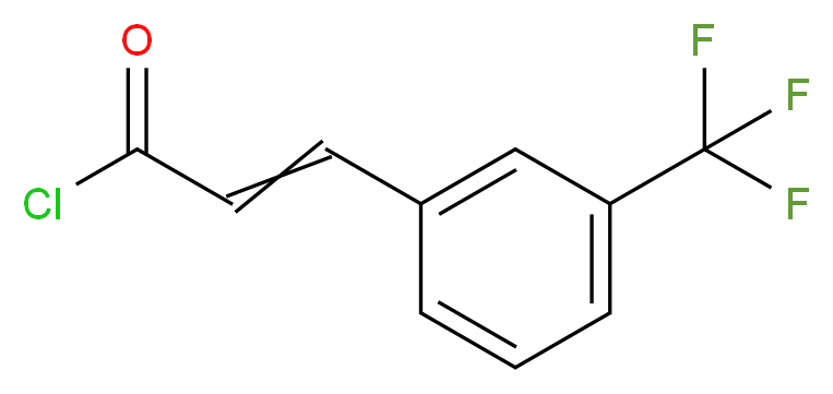 3-[3-(trifluoromethyl)phenyl]prop-2-enoyl chloride_分子结构_CAS_64379-91-5