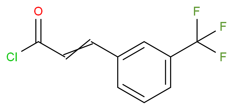 trans-3-(Trifluoromethyl)cinnamoyl chloride 97%_分子结构_CAS_64379-91-5)