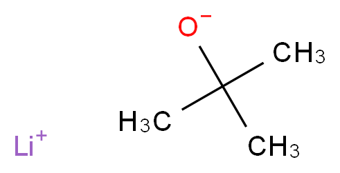 lithium(1+) ion 2-methylpropan-2-olate_分子结构_CAS_12264-86-7