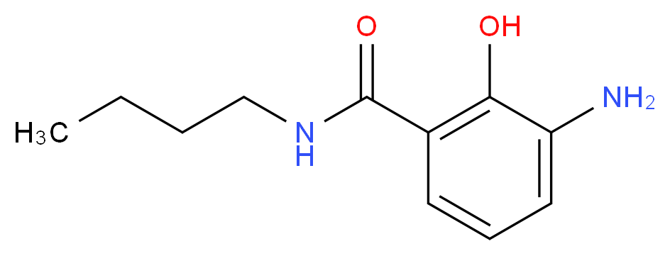 3-amino-N-butyl-2-hydroxybenzamide_分子结构_CAS_473730-98-2