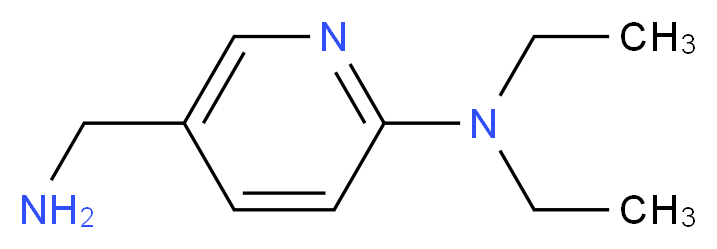 5-(aminomethyl)-N,N-diethylpyridin-2-amine_分子结构_CAS_)