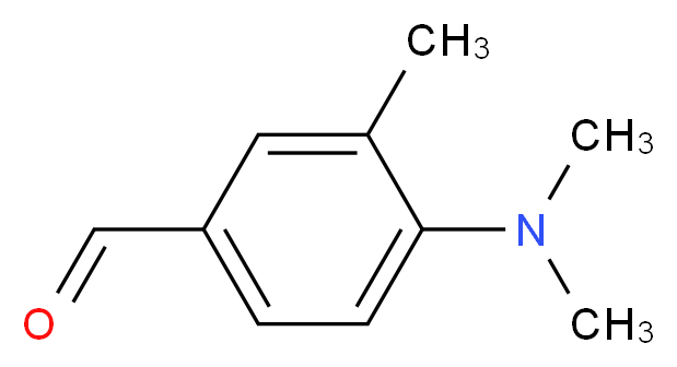 4-(dimethylamino)-3-methylbenzaldehyde_分子结构_CAS_1424-69-7