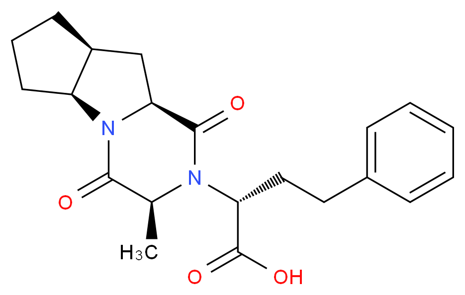 Ramiprilat Diketopiperazine_分子结构_CAS_108736-10-3)