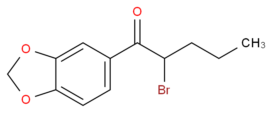 (+/-)-1-(1,3-Benzodioxol-5-yl)-2-bromo-1-pentanone_分子结构_CAS_146721-06-4)