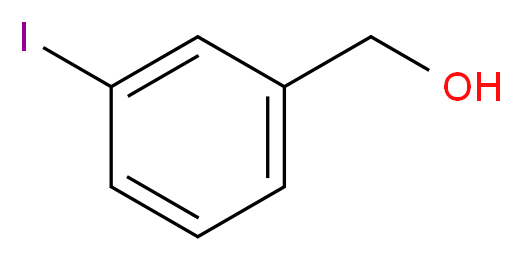 3-Iodo-Benzyl Alcohol_分子结构_CAS_)