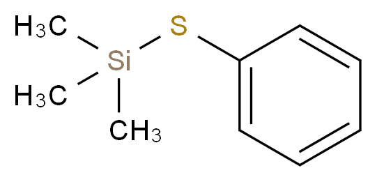 trimethyl(phenylsulfanyl)silane_分子结构_CAS_4551-15-9