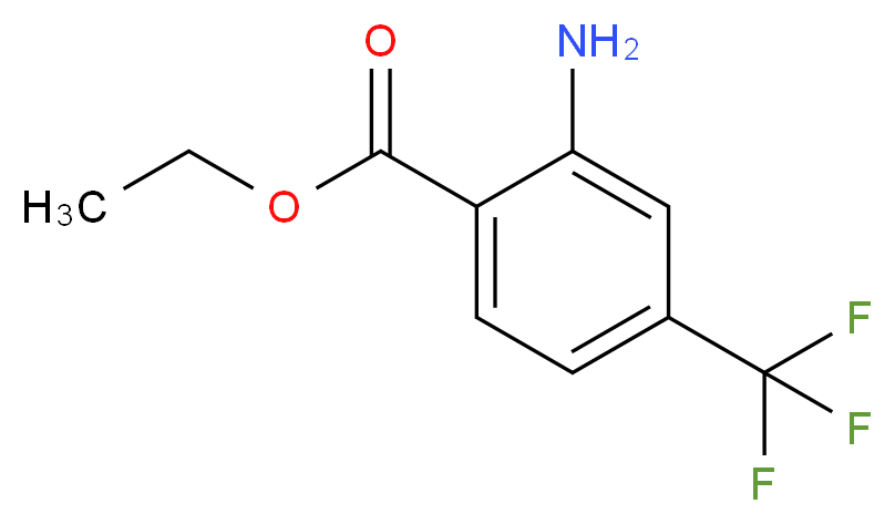 Ethyl 2-amino-4-trifluoromethylbenzoate_分子结构_CAS_65568-55-0)