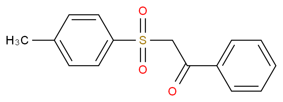 2-(4-Toluenesulphonyl)acetophenone_分子结构_CAS_31378-03-7)