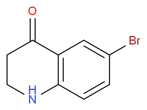 6-bromo-1,2,3,4-tetrahydroquinolin-4-one_分子结构_CAS_76228-06-3