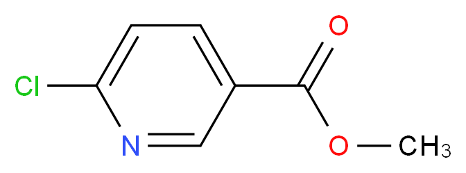 Methyl 6-chloronicotinate_分子结构_CAS_73781-91-6)